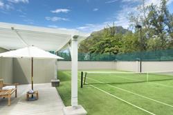 St Regis Resort - Mauritius. Tennis court.